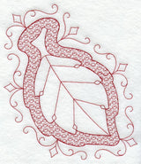 Elm Leaf (Trapunto)