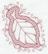 Elm Leaf (Trapunto)