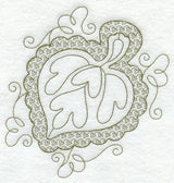 Cottonwood Leaf (Trapunto)