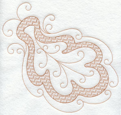 Oak Leaf (Trapunto)