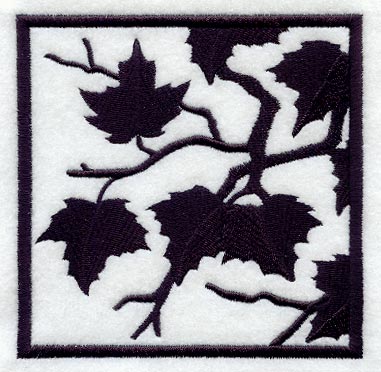 Leaves in the Breeze Silhouette