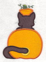 Cat in Pumpkin - Back