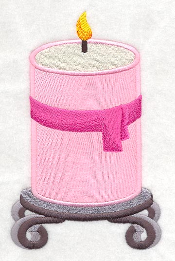 Wrought Iron Pedestal Candle