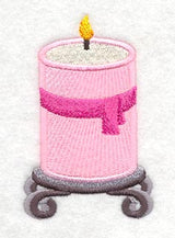 Wrought Iron Pedestal Candle