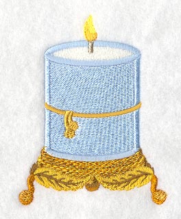 Leaf Pedestal Candle