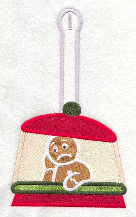 Grumpy Gingerbread Towel Topper