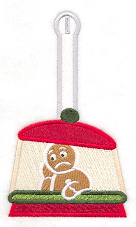 Grumpy Gingerbread Towel Topper