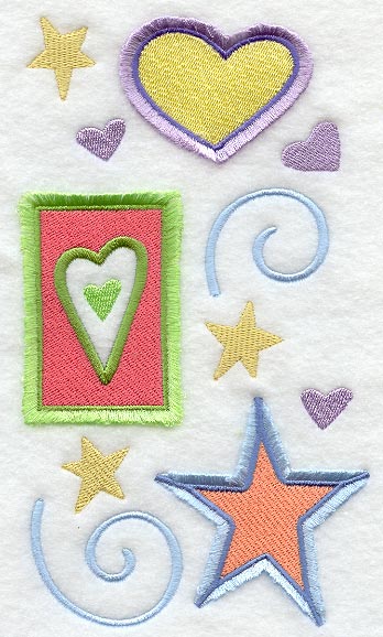 Hearts and Stars Spray (Fringe)