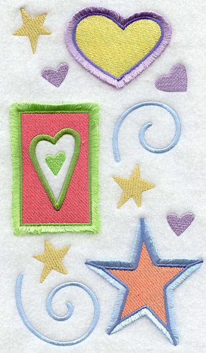 Hearts and Stars Spray (Fringe)