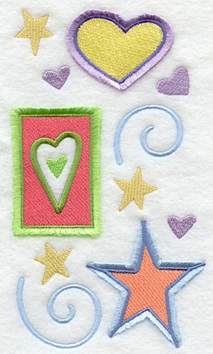 Hearts and Stars Spray (Fringe)