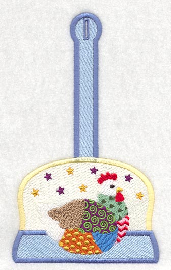 Patchwork Hen Towel Topper