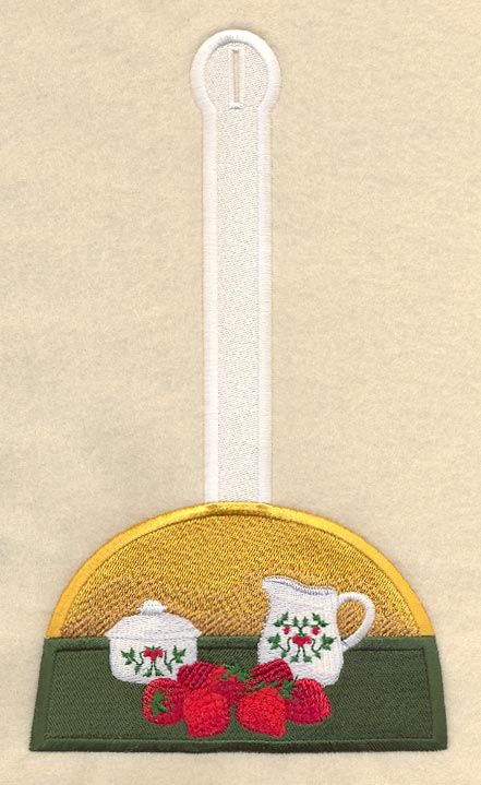 Strawberries and Cream Towel Topper