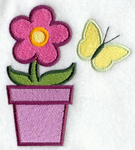 Flower and Butterfly