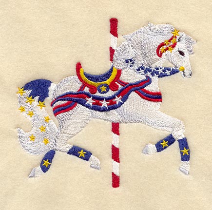 Prancing Carousel Horse