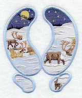 Reindeer Track Scene