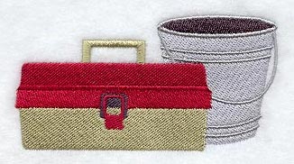 Tackle Box and Bucket