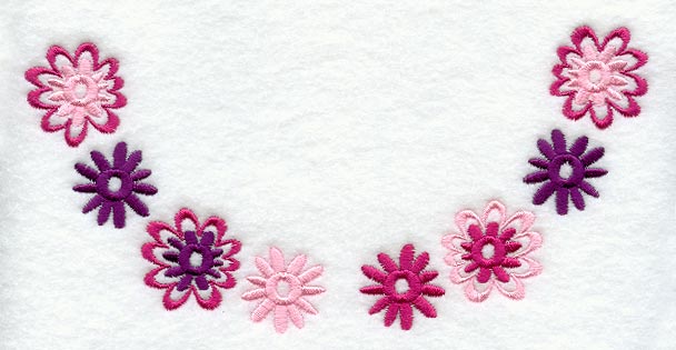 Floral Half-Ring (Crystals)