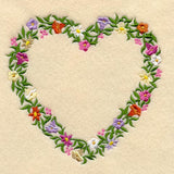 Floral Heart Frame