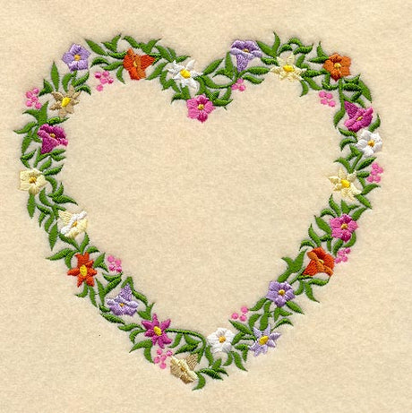 Floral Heart Frame
