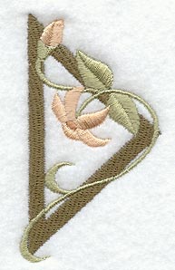 Floral Heirloom Triangle - Right