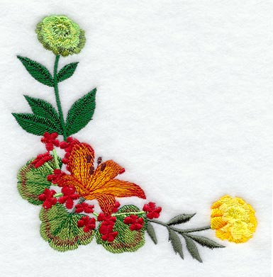 Floral Spray Corner - Summer