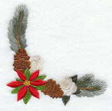 Floral Spray Corner - Winter