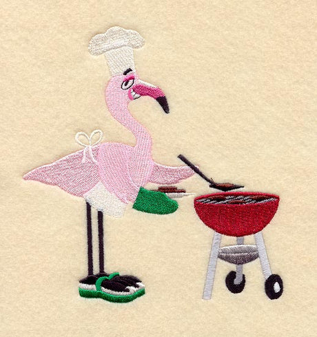Grilling Flamingo Floyd