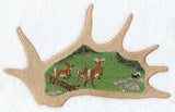Spring Antler Scene