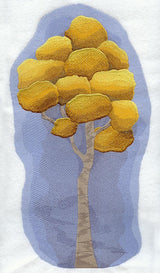 Autumn Splendor Panel - Birch Tree