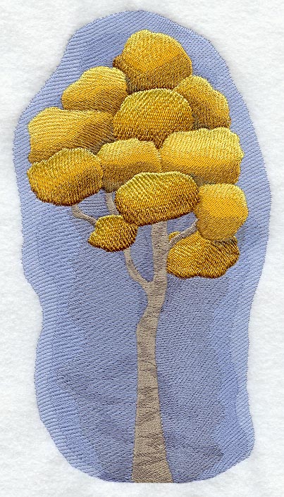 Autumn Splendor Panel - Birch Tree