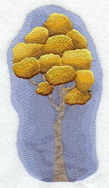 Autumn Splendor Panel - Birch Tree