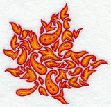 Autumn Paisley Maple Leaf