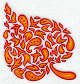 Autumn Paisley Aspen Leaf