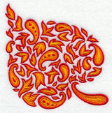 Autumn Paisley Aspen Leaf