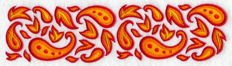 Autumn Paisley Border