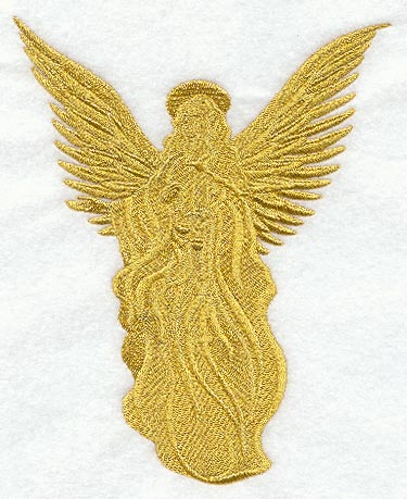 Sparkling Christmas Angel with Bell