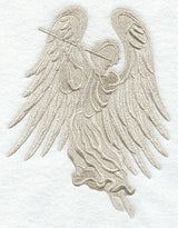 Sparkling Christmas Angel with Flute