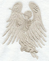 Sparkling Christmas Angel with Flute
