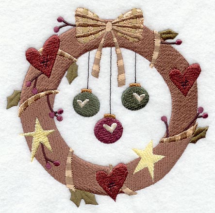 Country-Style Christmas Wreath