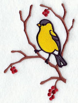 Goldfinch and Berry Branch