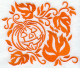 Simply Spooky Jack-o-Lantern Square