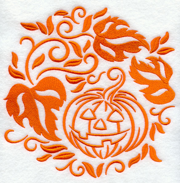Simply Spooky Jack-o-Lantern Circle