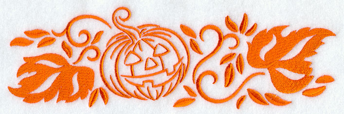 Simply Spooky Jack-o-Lantern Border