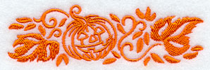 Simply Spooky Jack-o-Lantern Border