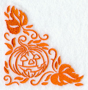 Simply Spooky Jack-o-Lantern Corner