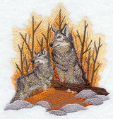 Autumn Wolf Pair