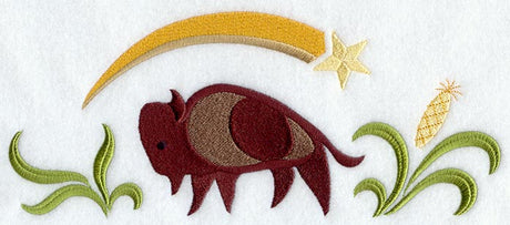 Autumn Bison Border