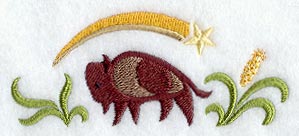 Autumn Bison Border