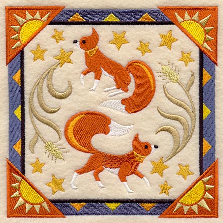 Autumn Fox Square