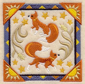 Autumn Fox Square